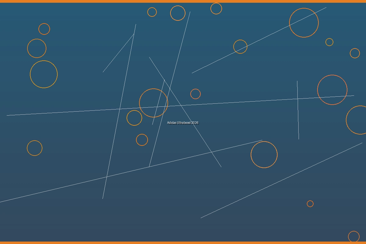 Adidas Ultraboost 2026运动装备正面展示